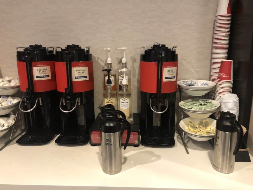 Hyatt Place New York Midtown South Coffee syrups