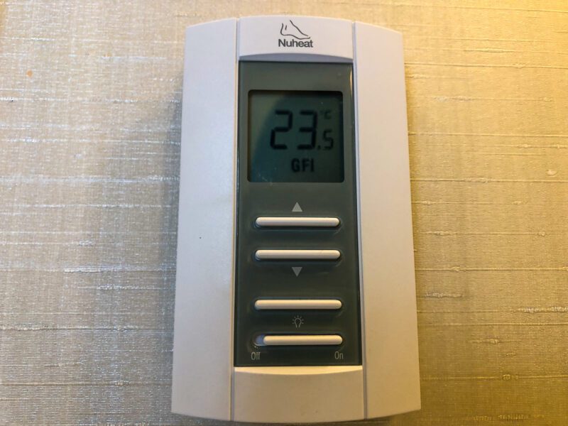 St Regis New York 5th Avenue Suite floor heating controls
