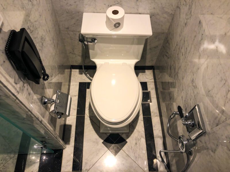 St Regis New York 5th Avenue Suite separate toilet