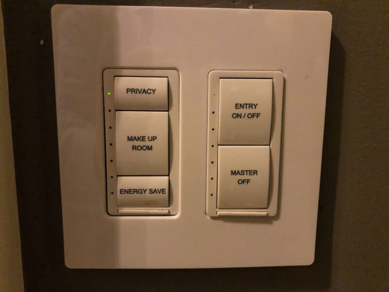 St Regis New York Electronic Room Controls