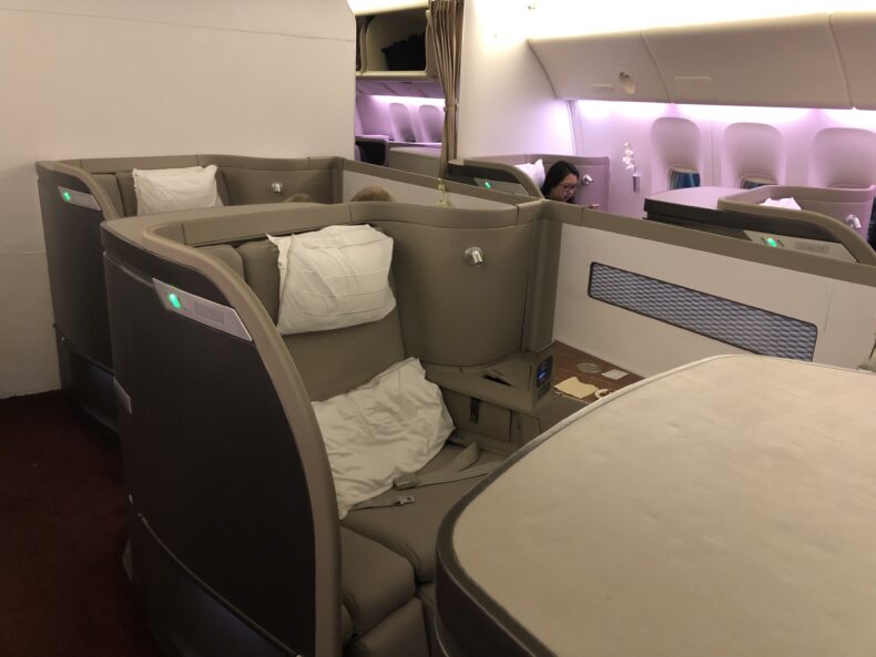 Cathay Pacific first class