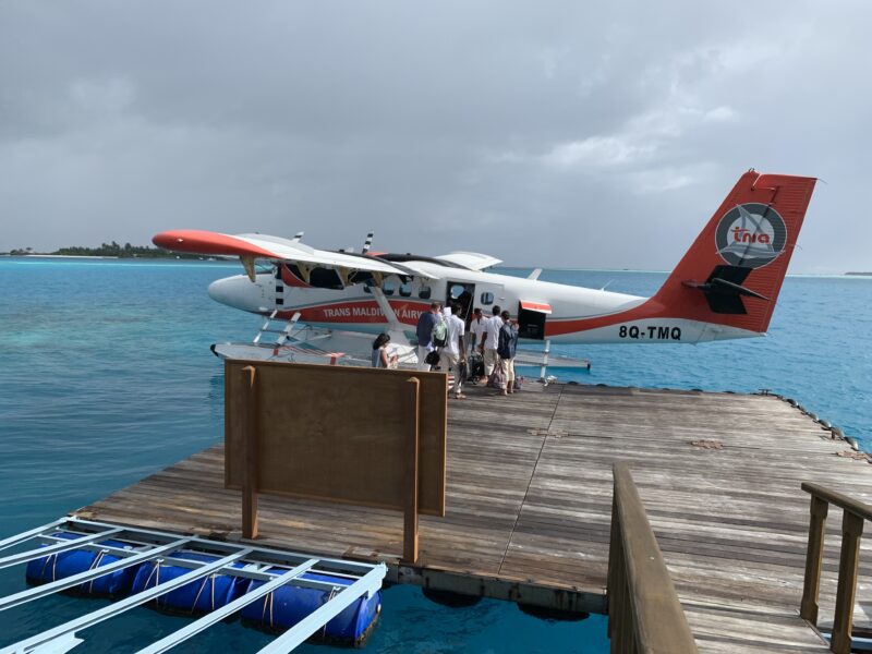 Conrad Maldives seaplane
