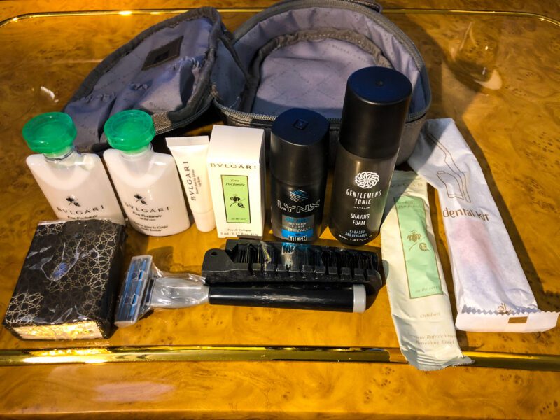 Emirates A380 First Class Amenity Kit Contents Continued