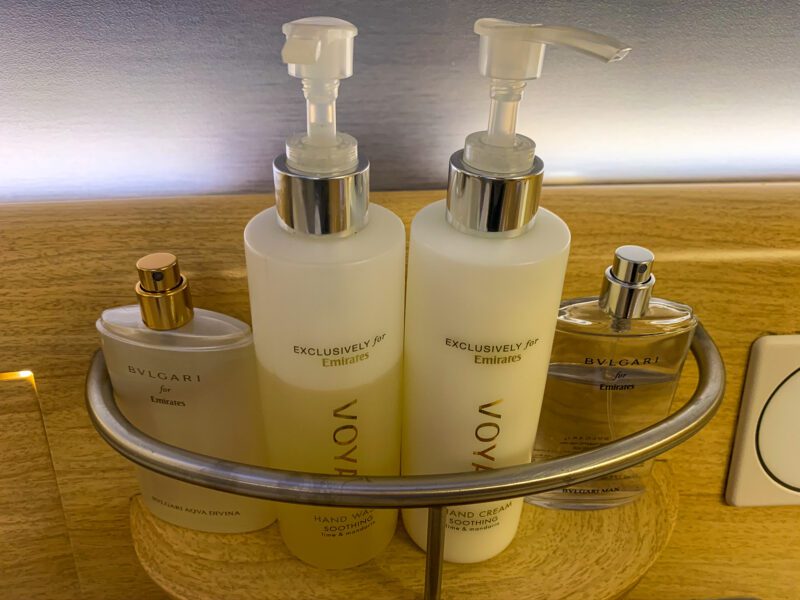 Emirates A380 First Class Bath Amenities Continued