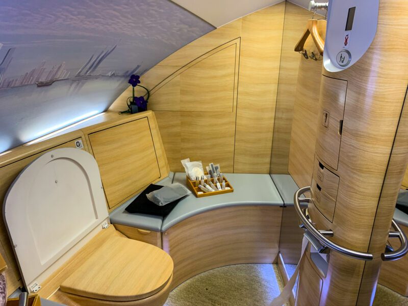 Emirates A380 First Class Bathroom