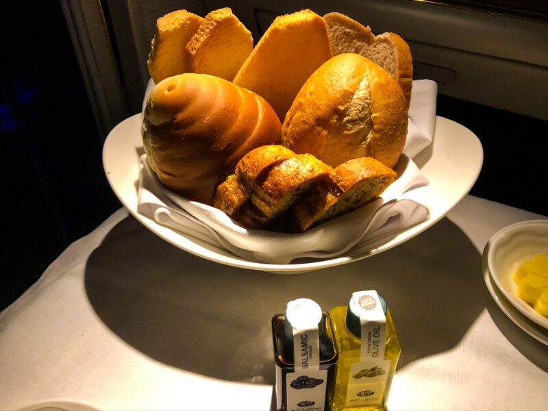Emirates A380 First Class Bread Basket