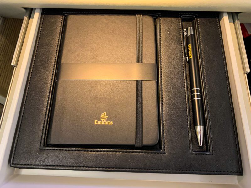 Emirates A380 First Class Notepad And Pen