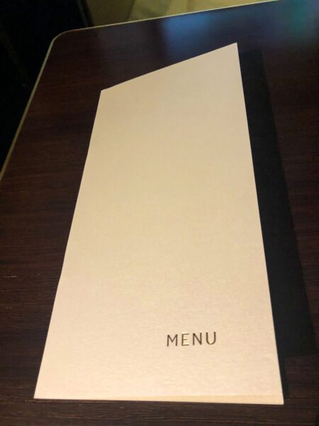 Etihad first class food menu