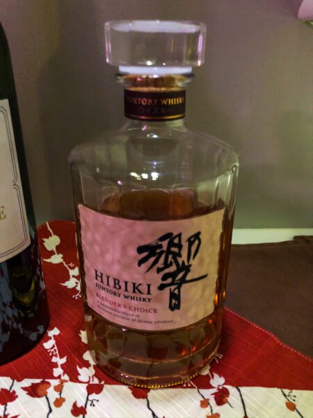 Japan Airlines First Class Hibiki Whisky