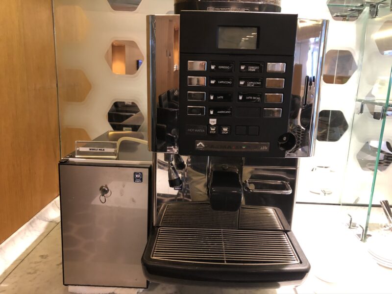 Qantas First Class Lounge Lax Self Service Espresso Machine 2