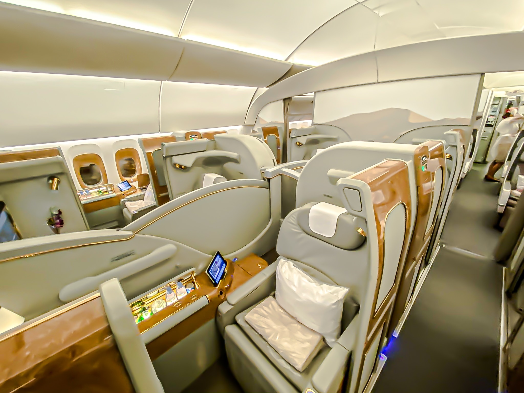 Emirates 777 First Class Cabin