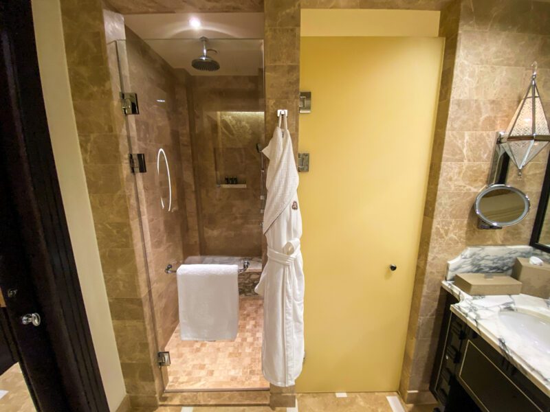 St. Regis Cairo Astor Room Walk In Shower And Separate Toilet