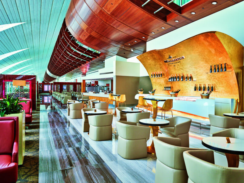 Emirates Business Class Lounge At Dxb