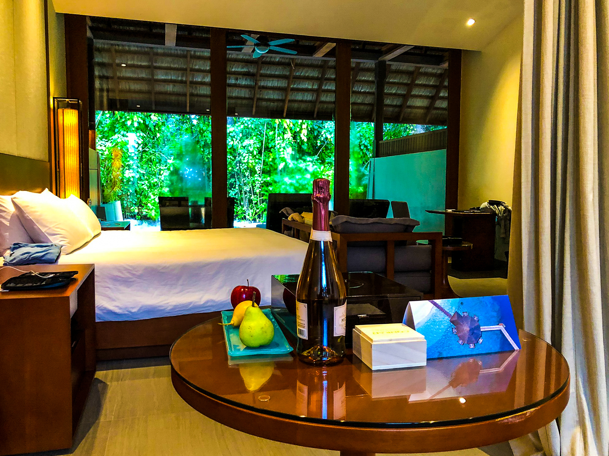 Conrad Maldives Beach Villa bedroom