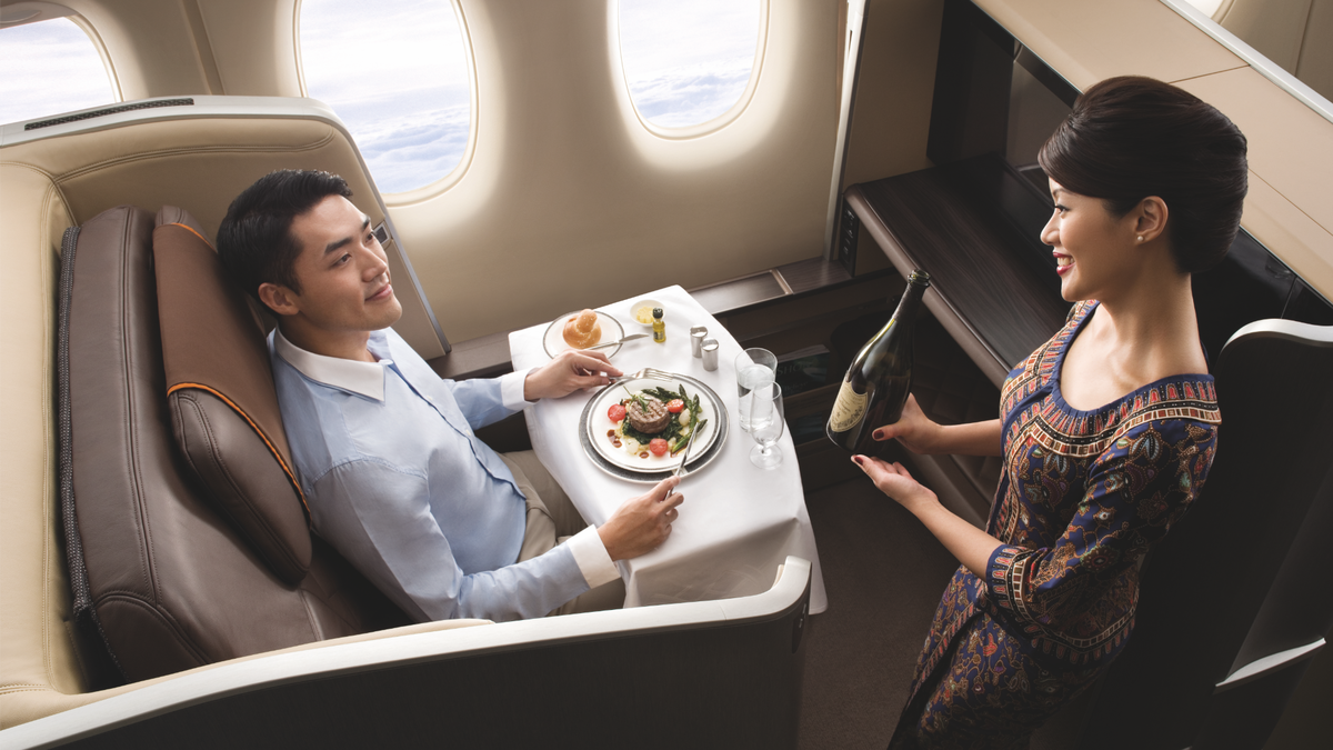 Singapore Airlines first class