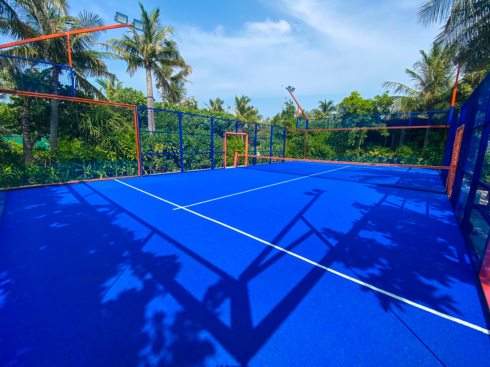 Waldorf Astoria Maldives Ithaafushi padel tennis court