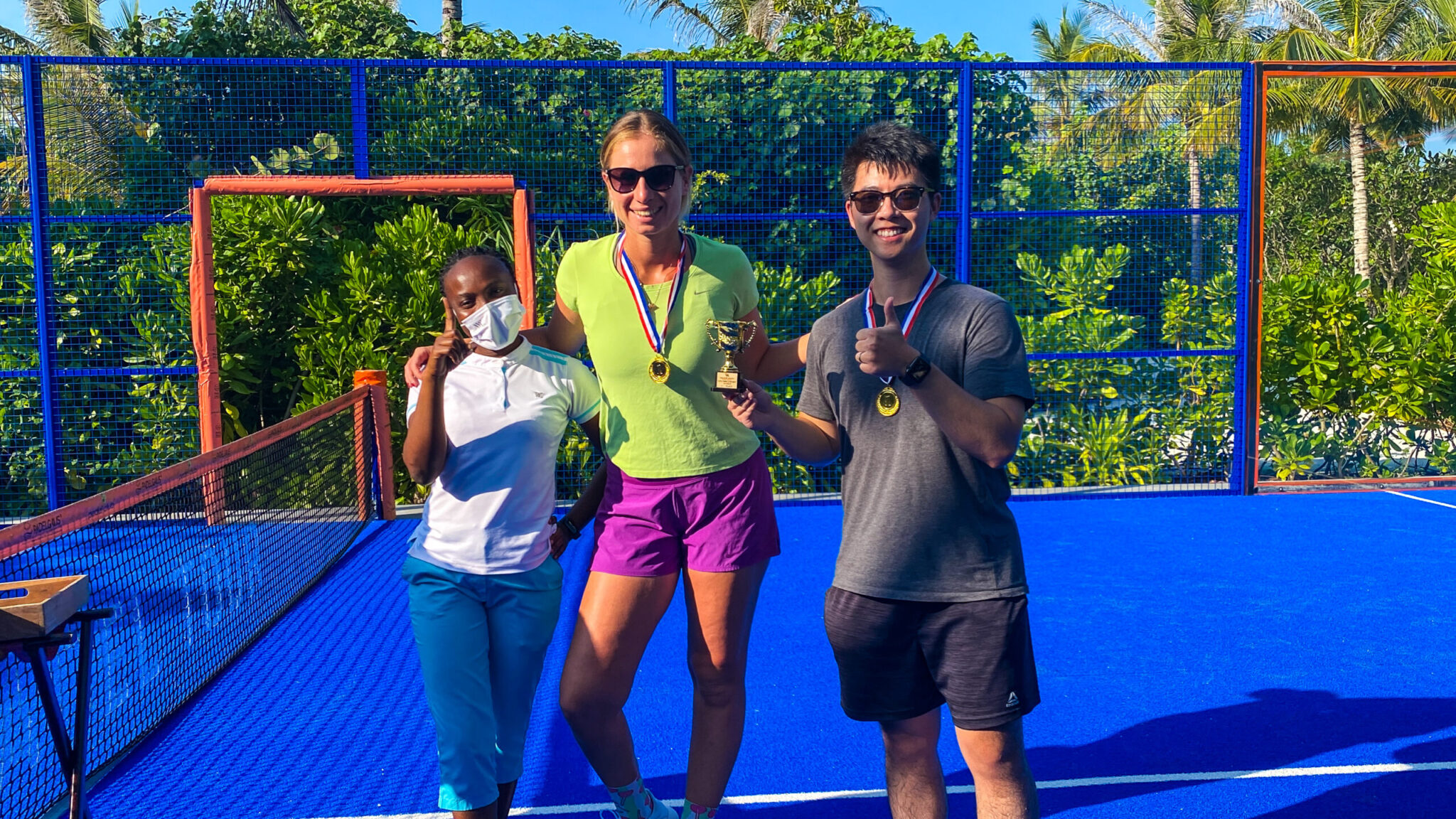 Waldorf Astoria Maldives Ithaafushi padel tennis tournament 1st place