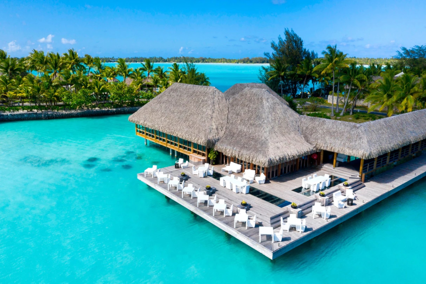 The St. Regis Bora Bora Resort Lagoon Restaurant by Jean-Georges