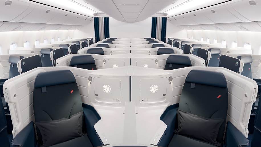 Air France Business Class - Cabin Configuration
