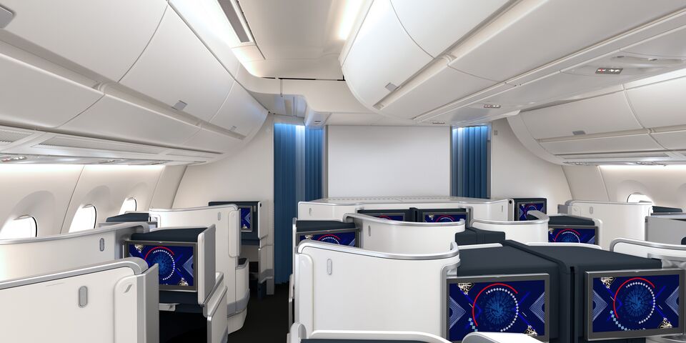 Air France Business Class - Cabin Configuration