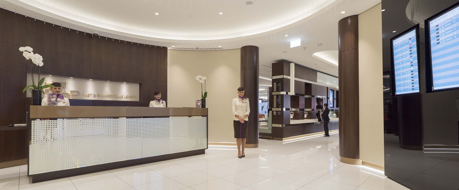 Etihad Business Class Lounge - Abu Dhabi