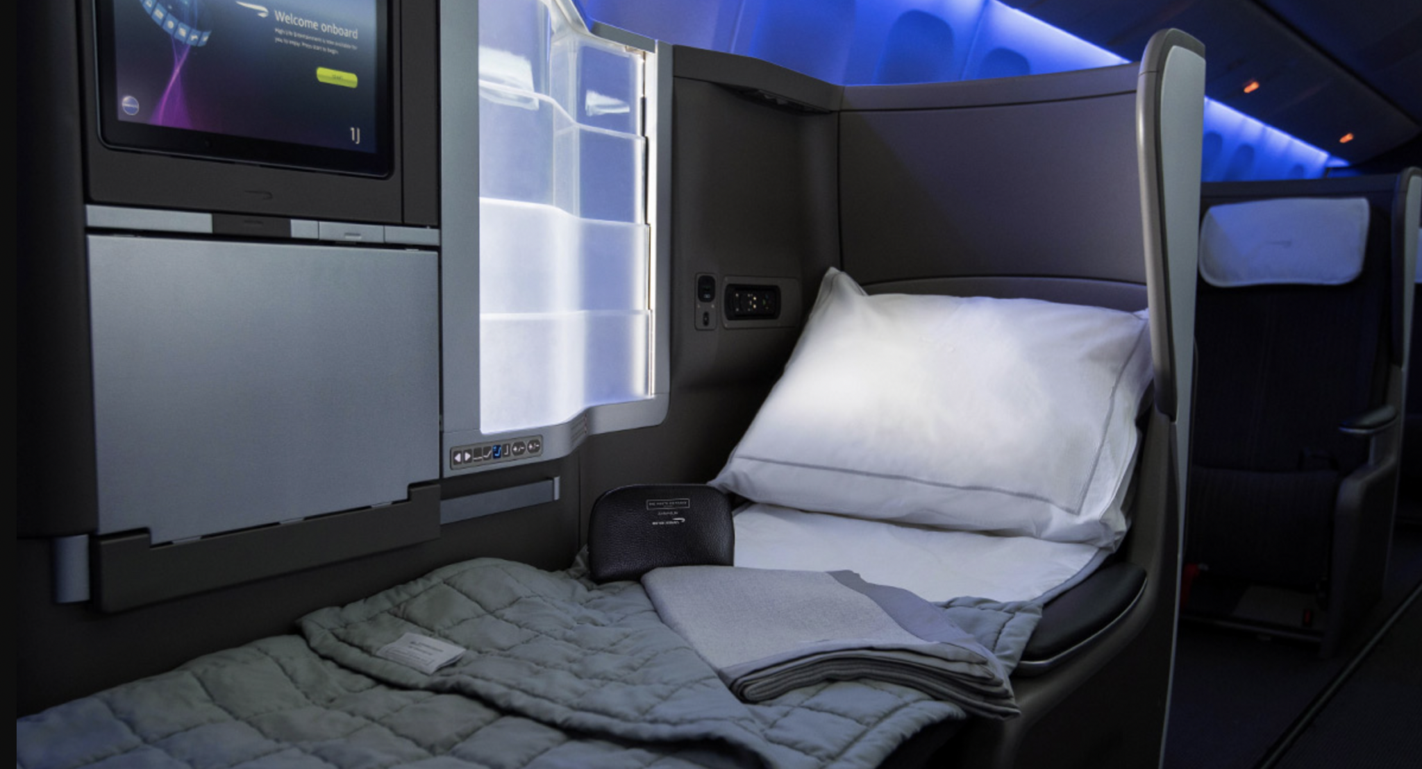 British Airways Business Class - Bed