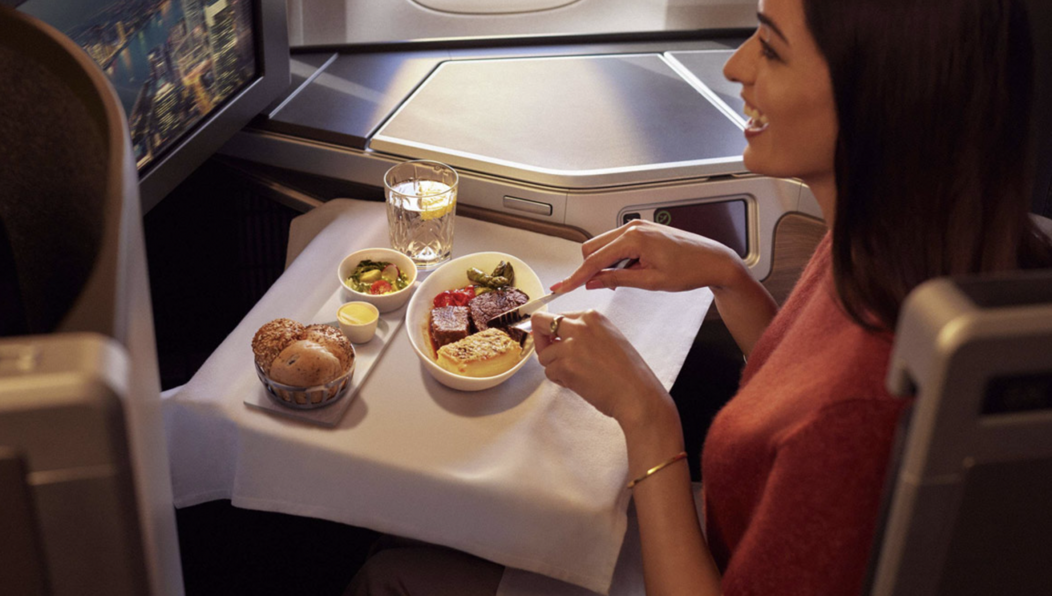 British Airways Business Class - Dining