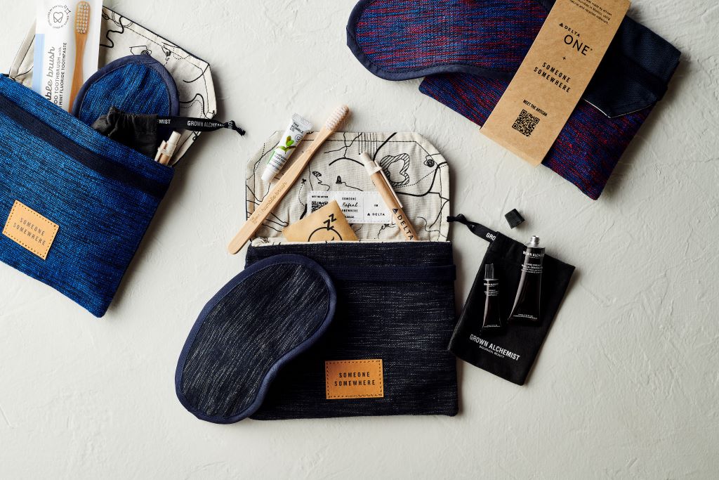 Delta One Business Class Amenity Kit - Someone Somewhere