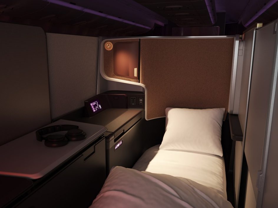 Virgin Atlantic Upper Class - Seat Cabin