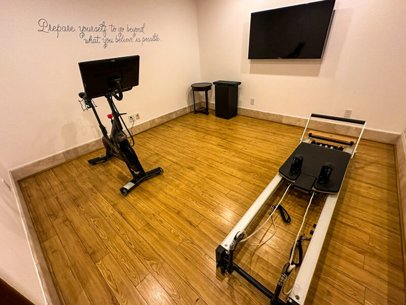 Las Ventanas al Paraiso gym Pilates reformer and Peloton