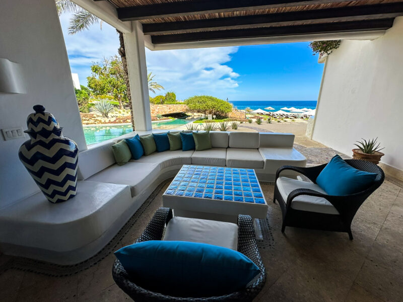 Las Ventanas al Paraiso oceanview junior suite outdoor terrace