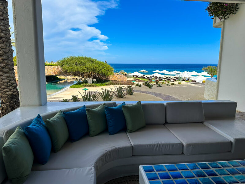 Las Ventanas al Paraiso oceanview junior suite outdoor terrace views