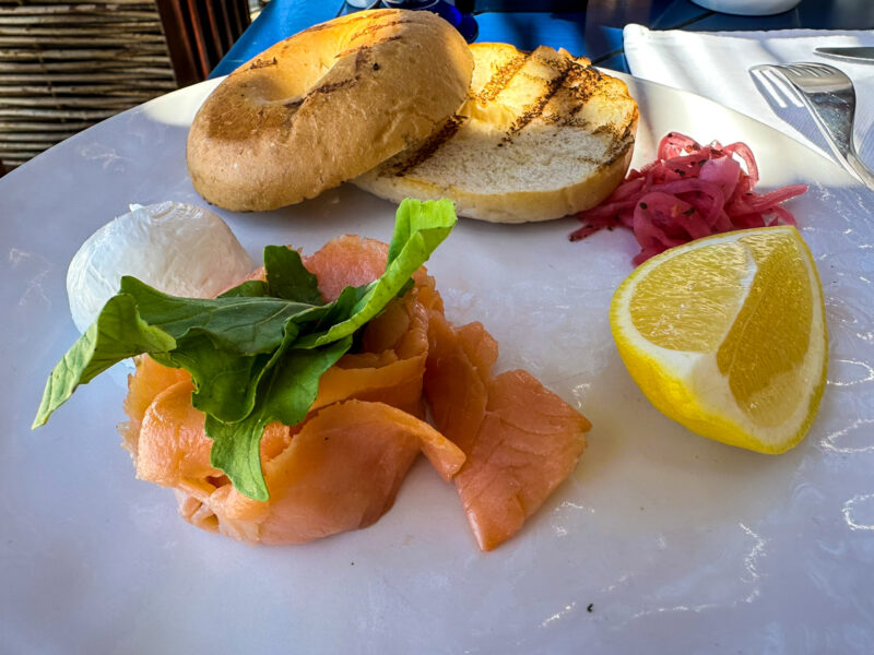 Sea Grill lox bagel