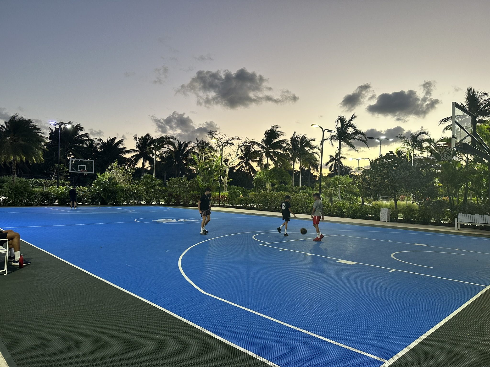 Baha Mar Racquet Club basketball court