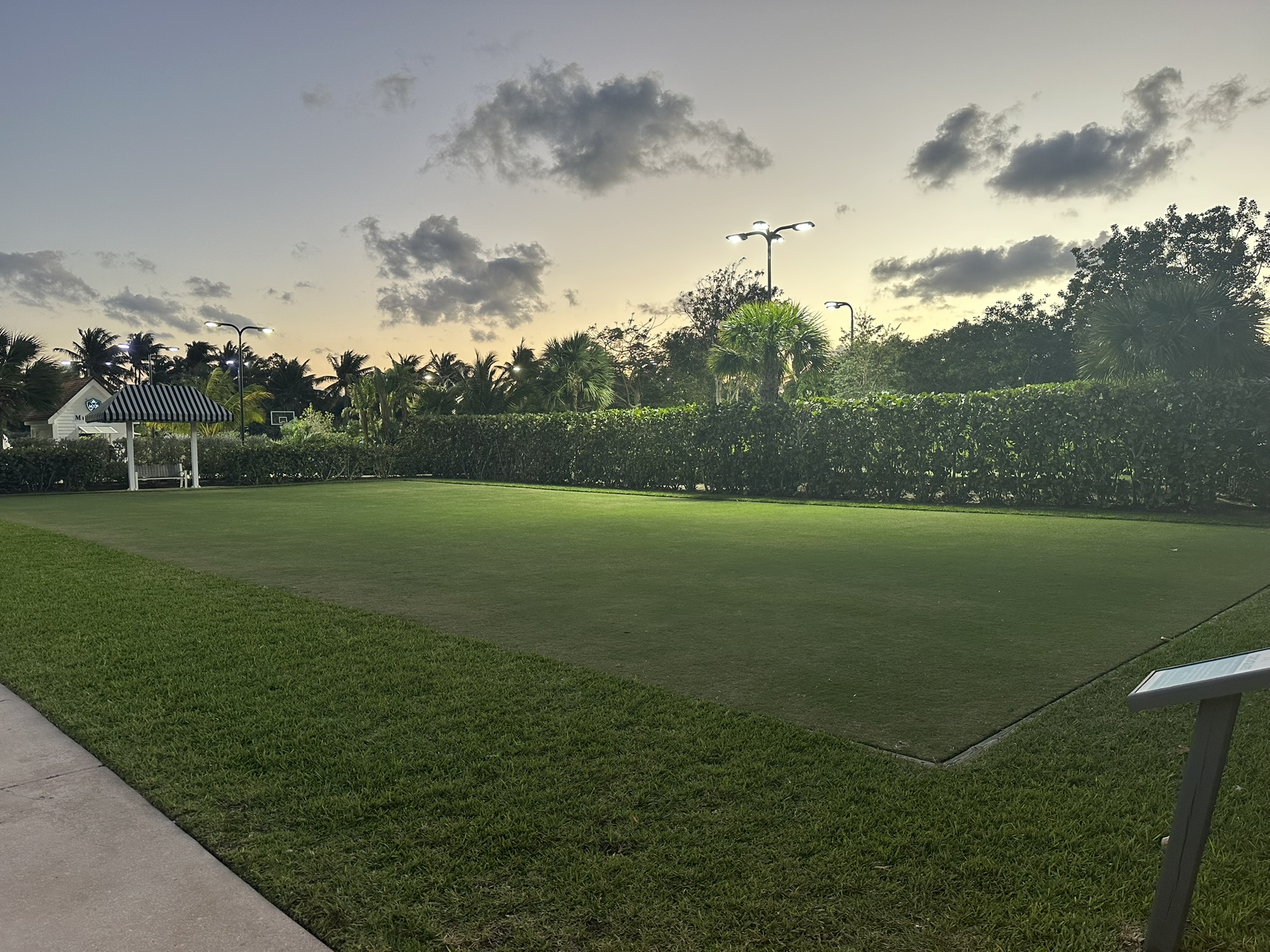 Baha Mar Racquet Club croquet field