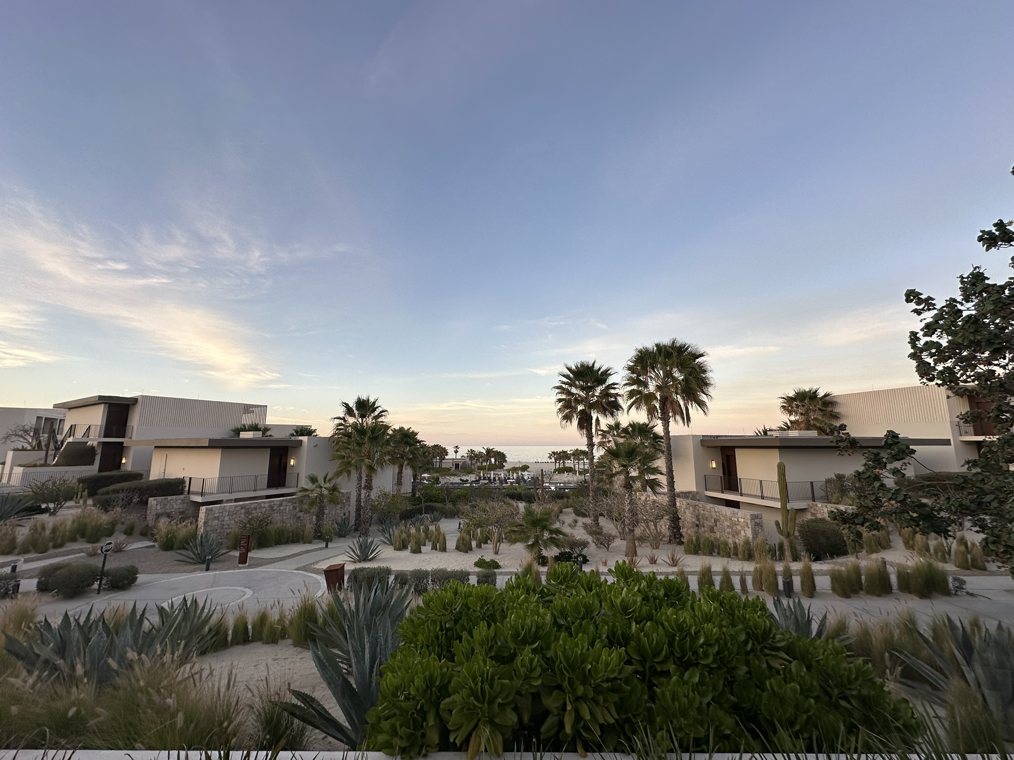 Four Seasons Los Cabos arrival pavilion view