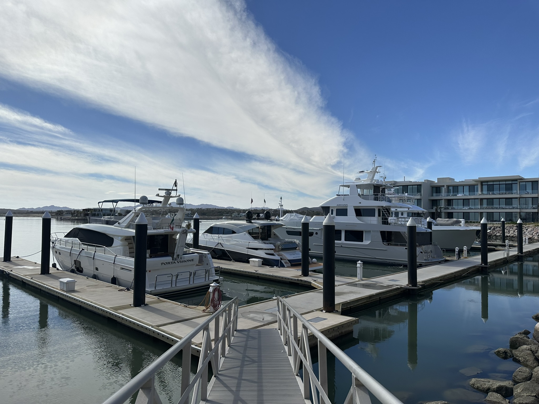 Four Seasons Los Cabos marina dock