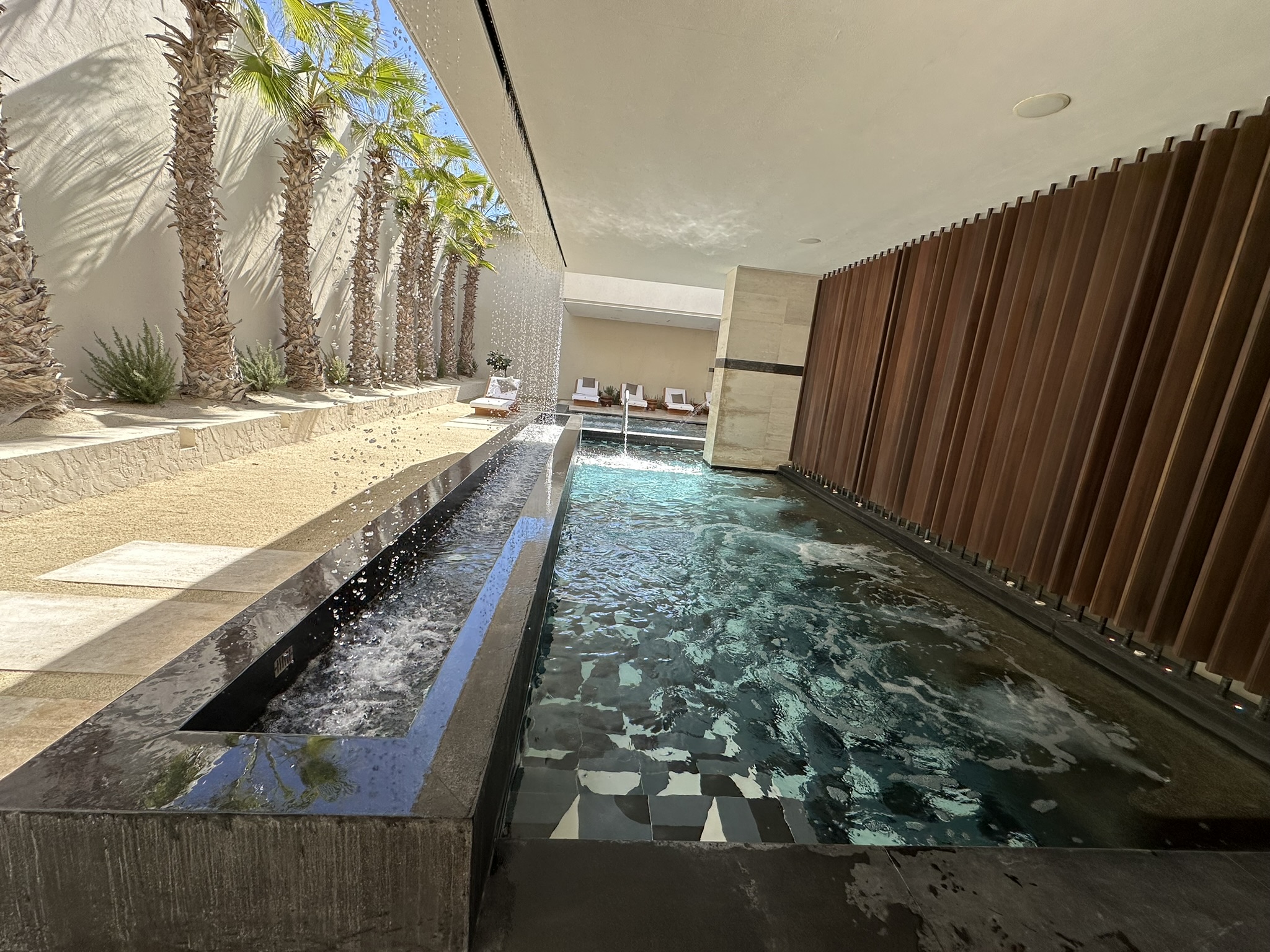 Four Seasons Los Cabos spa hydrotherapy pools