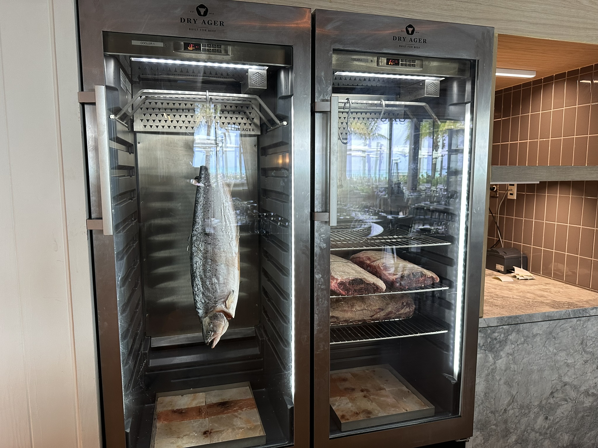 Marcus Fish + Chop House refrigerator