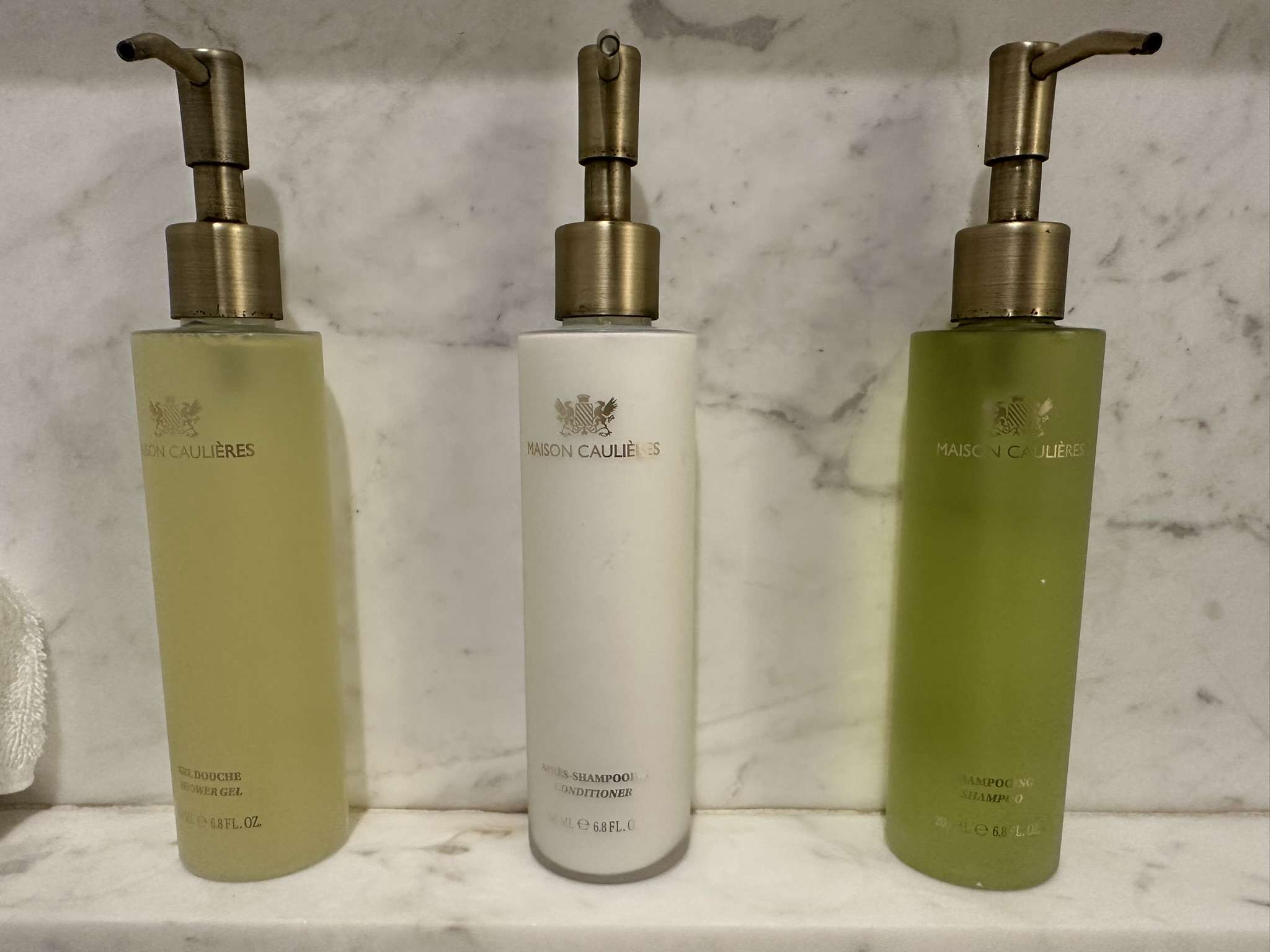 Rosewood Baha Mar Ocean View Studio Suite bath amenities